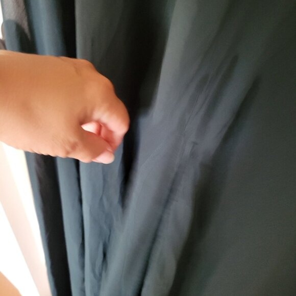 Lulus Promise Of Love Teal Flutter Sleeve Maxi Dress Size Medium - Picture 7 of 14